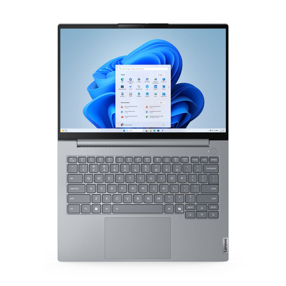 Lenovo ThinkBook 14 G8 IAL Intel Core Ultra 5 135H Laptop 35,6 cm (14") WUXGA 16 GB DDR5-SDRAM 512 GB SSD Wi-Fi 6E (802.11ax) Windows 11 Pro Deutsch Grau
