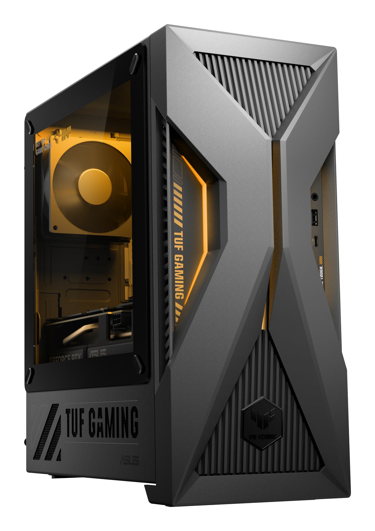 ASUS TUF Gaming T500 TM500MH-0R7260040W AMD Ryzen™ 7 260 16 GB DDR5-SDRAM 1 TB SSD NVIDIA GeForce RTX 5060 Windows 11 Home Mini Tower PC Grau