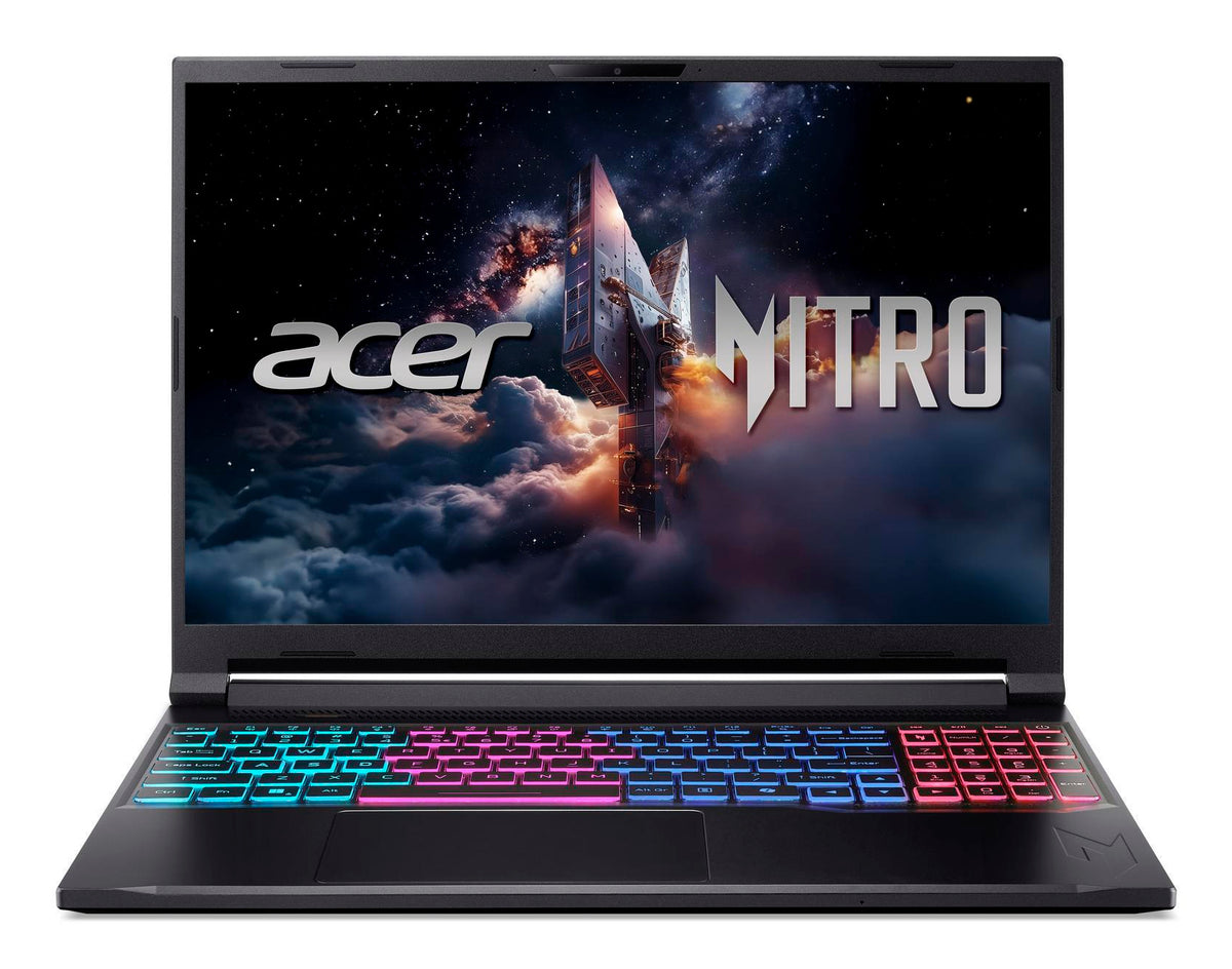 Acer Nitro V 16S ANV16S-71-708Y Intel Core 7 240H Laptop 40,6 cm (16") WUXGA 16 GB DDR5-SDRAM 1 TB SSD NVIDIA GeForce RTX 5060 Wi-Fi 6 (802.11ax) Windows 11 Home Deutsch Schwarz