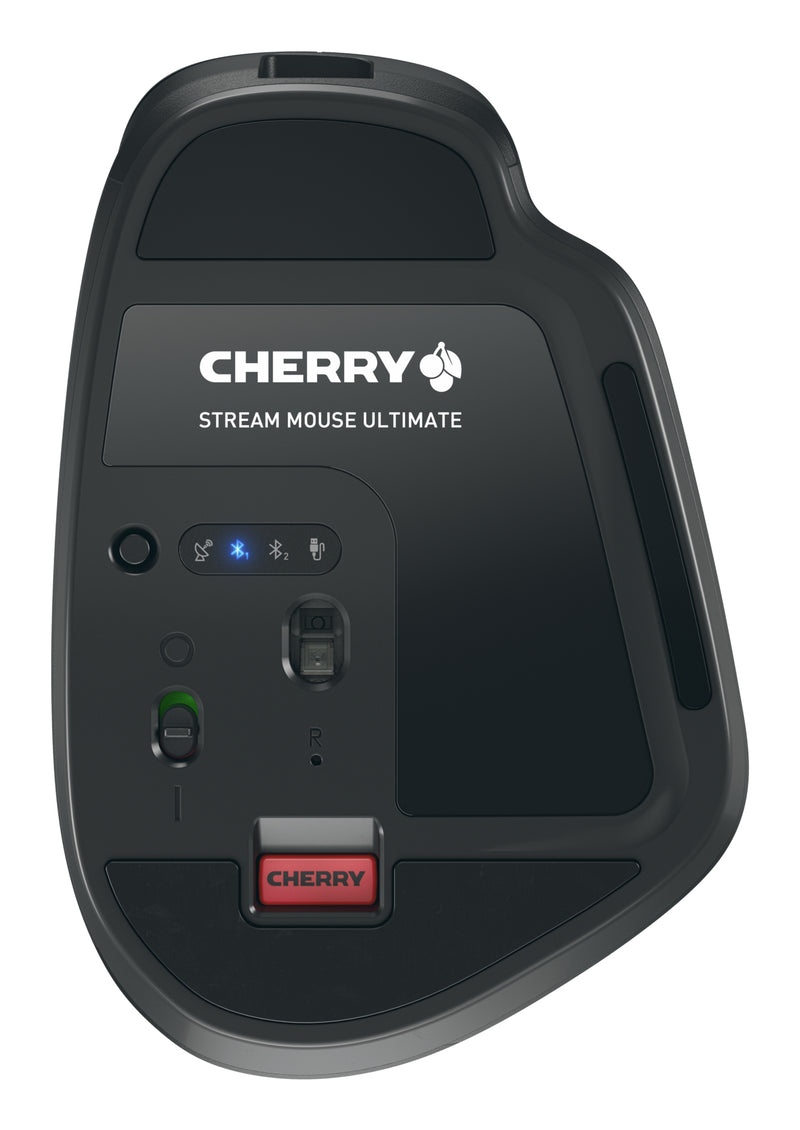 CHERRY Stream desktop ultimate Tastatur Maus enthalten Heimbüro USB + RF Wireless + Bluetooth QWERTZ Deutsch Schwarz