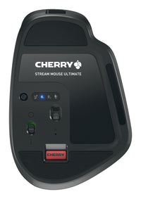 CHERRY Stream desktop ultimate Tastatur Maus enthalten Heimbüro USB + RF Wireless + Bluetooth AZERTY Französisch Schwarz