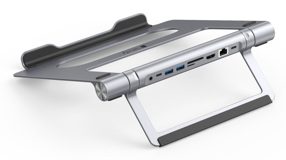 Techly ICA-NTB-DOCK91 Kabelgebunden USB 3.2 Gen 1 (3.1 Gen 1) Type-C Silber