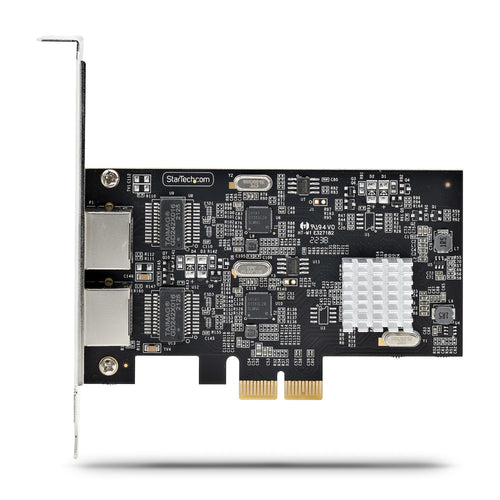 StarTech STARTECH.COM 2-Port 2.5 Gbit PCIe Netzwerkkarte Intel I225-V Dual-Port Computer LAN Karte