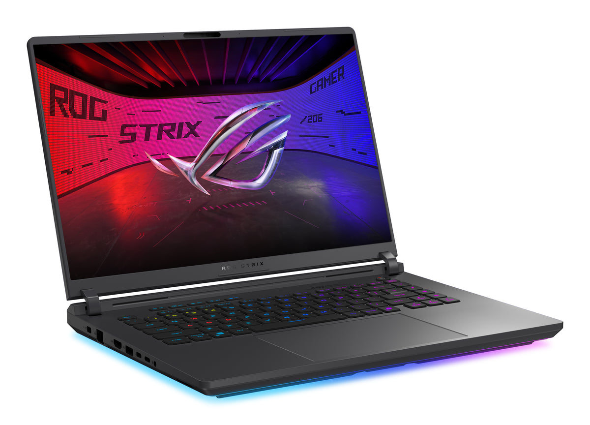 ASUS ROG Strix G16 G615LW-TS279W Intel Core Ultra 9 290HX Plus Laptop 40,6 cm (16") WQXGA 64 GB DDR5-SDRAM 2 TB SSD NVIDIA GeForce RTX 5080 Wi-Fi 7 (802.11be) Windows 11 Home Schwarz, Grau QWERTZ Deutsch