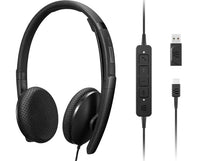 Lenovo 4XD1M39028 Kopfhörer & Headset Kabelgebunden Kopfband USB Typ-C Schwarz