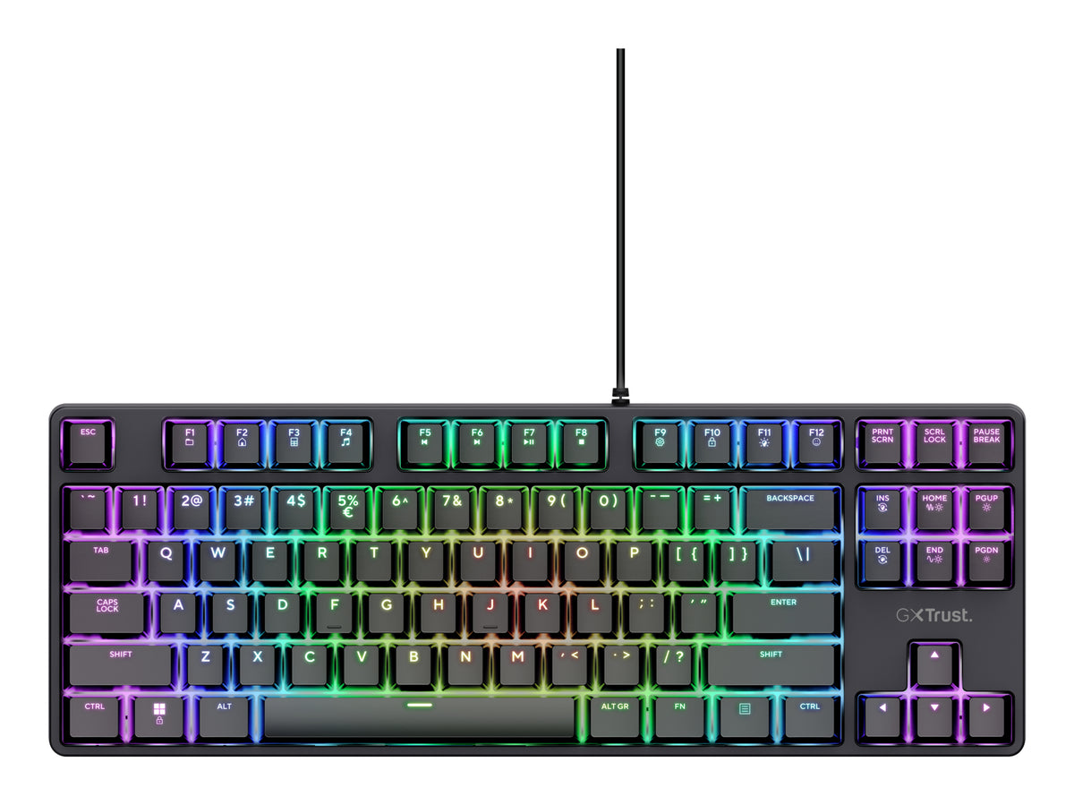 Trust 26135 Gaming Keyboard USB QWERTZ German Black