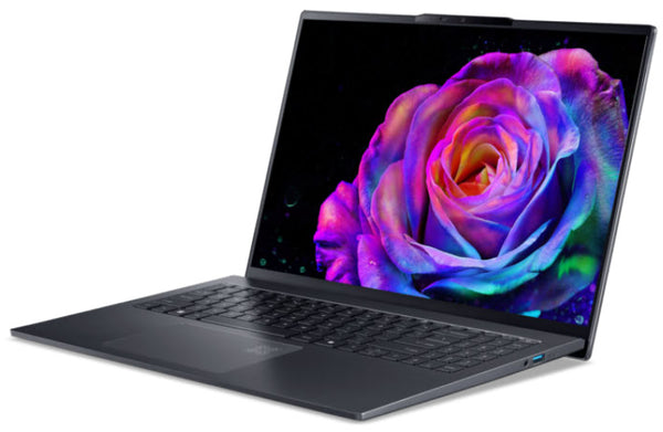 Acer Swift SFG16-61-R1WP Copilot+ PC AMD Ryzen™ 7 350 Laptop 40,6 cm (16") WUXGA 32 GB LPDDR5x-SDRAM 1 TB SSD Wi-Fi 7 (802.11be) Windows 11 Home Schwarz QWERTZ Deutsch