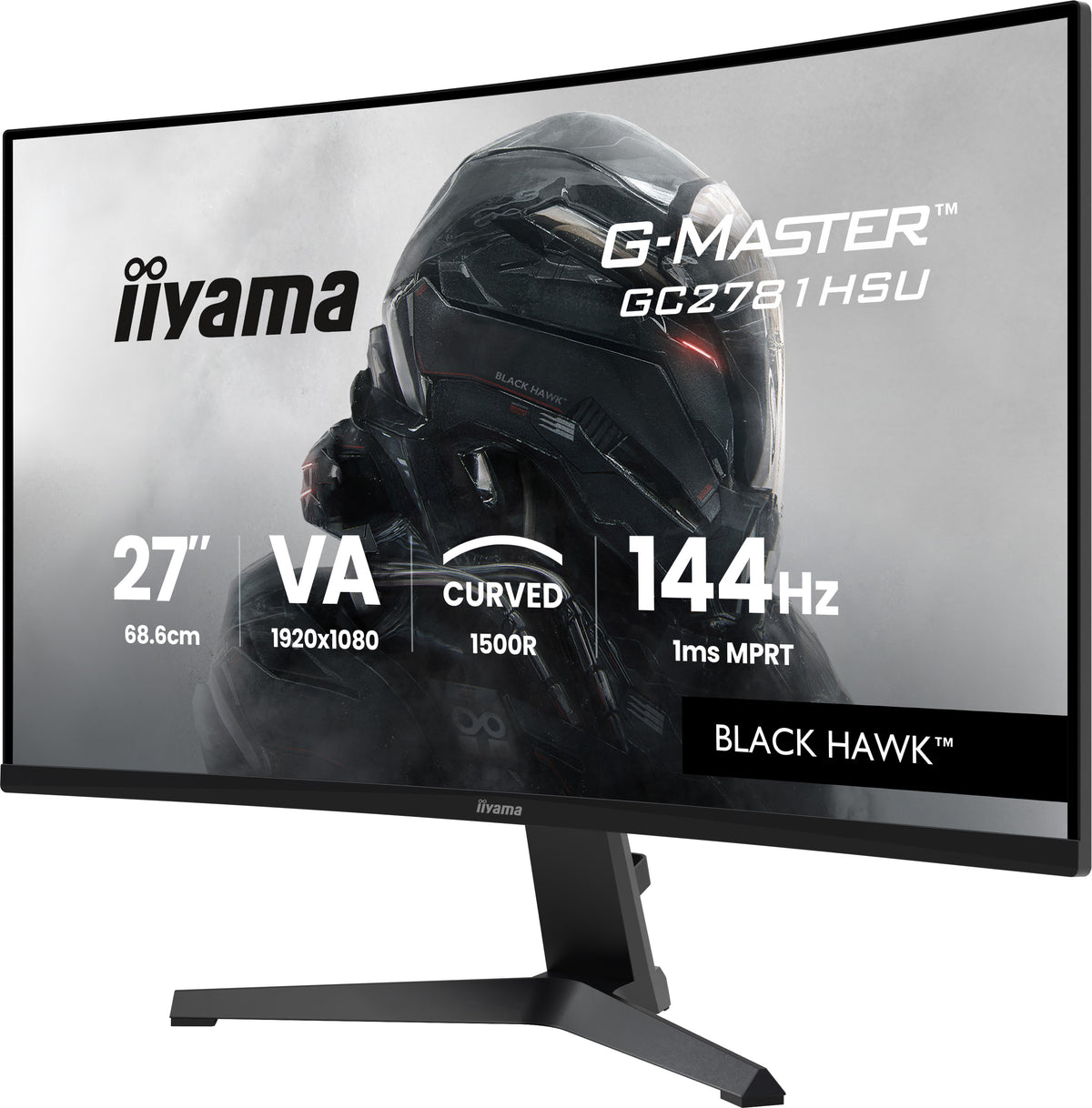 iiyama G-MASTER GC2781HSU-B1 27" 144H Computerbildschirm 68,6 cm (27") 1920 x 1080 Pixel Schwarz