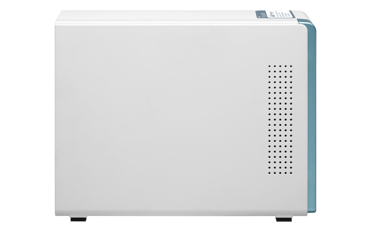 QNAP TS-231P3 NAS Tower Annapurna Labs Alpine AL-214 4 GB DDR3 0 TB QNAP QTS Türkis, Weiß