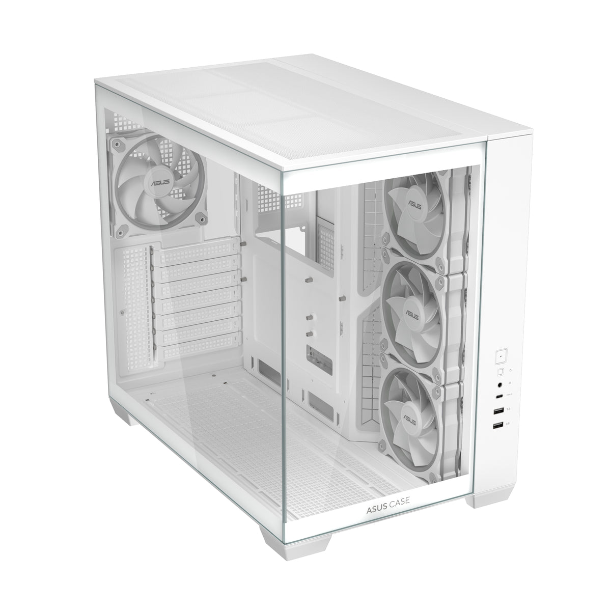 ASUS A32 Plus TG ARGB White Midi Tower Weiß