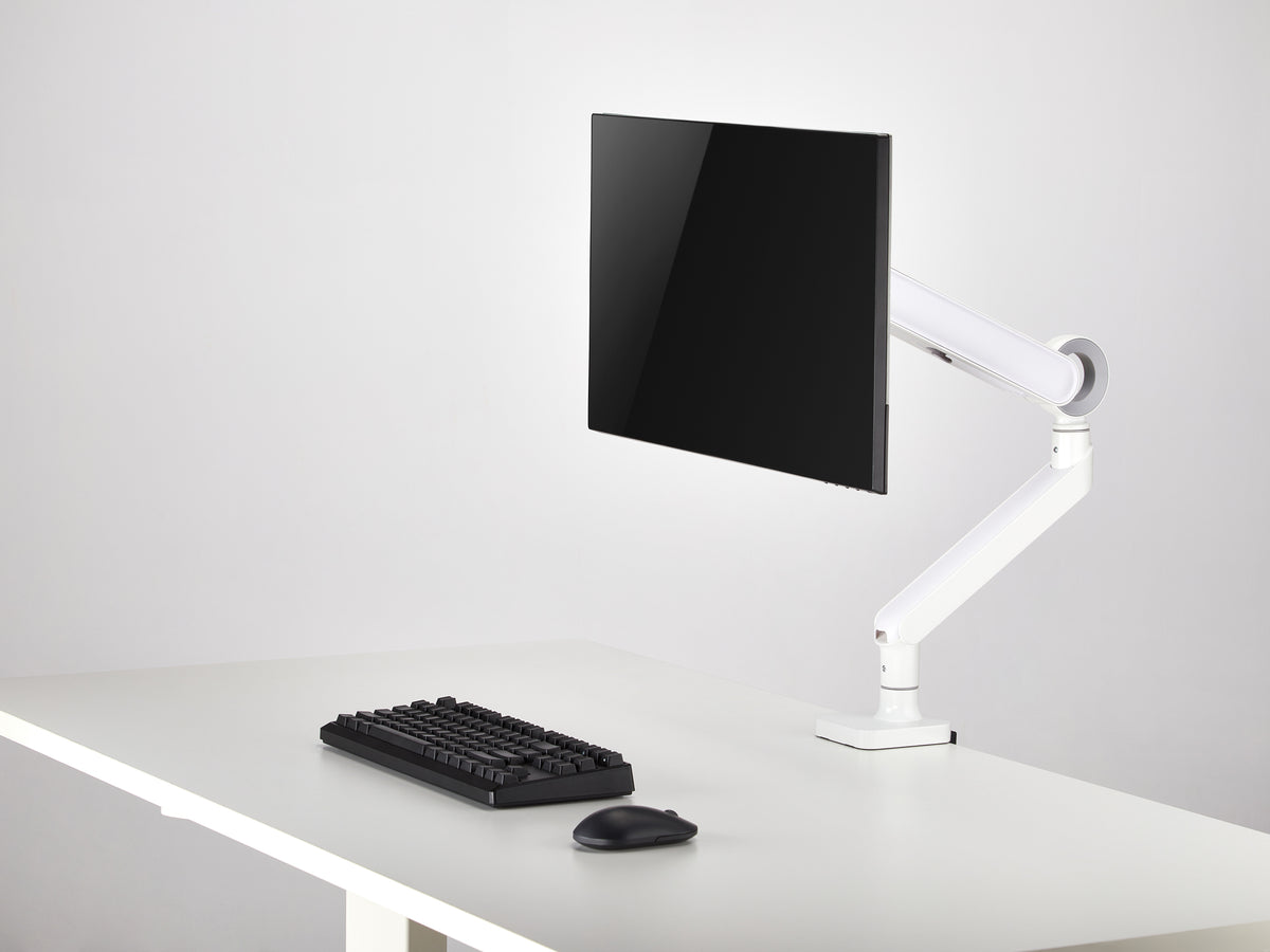 Equip 17"-35" Premium Monitor Schreibtischhalterung, Weiß