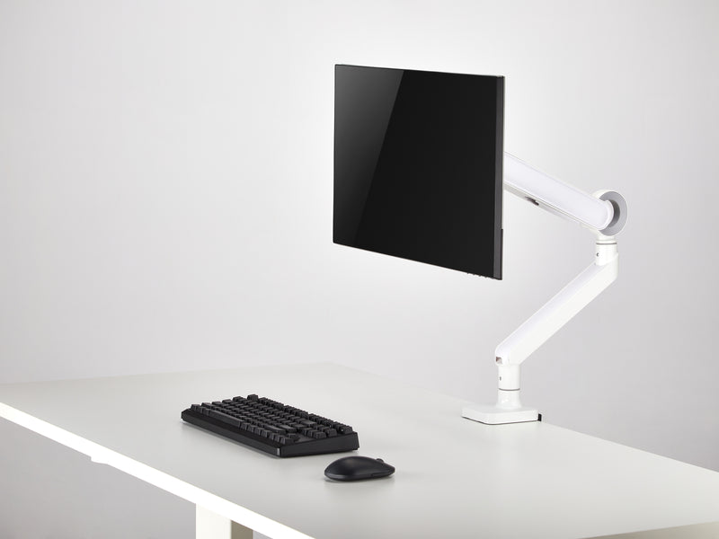 Equip 17"-35" Premium Monitor Schreibtischhalterung, Weiß
