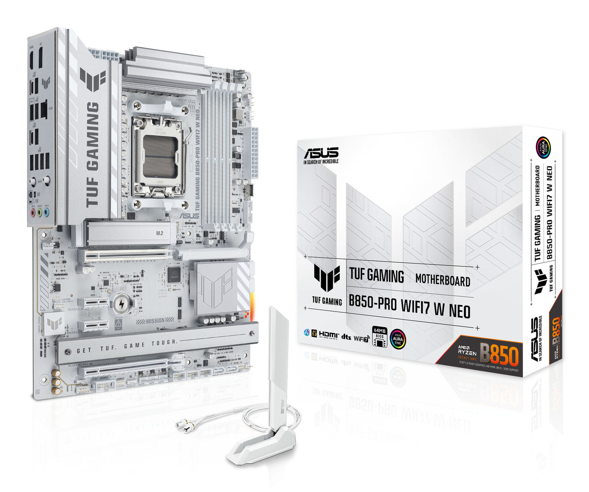 ASUS TUF GAMING B850-PRO WIFI7 W NEO AMD B850 Sockel AM5 ATX