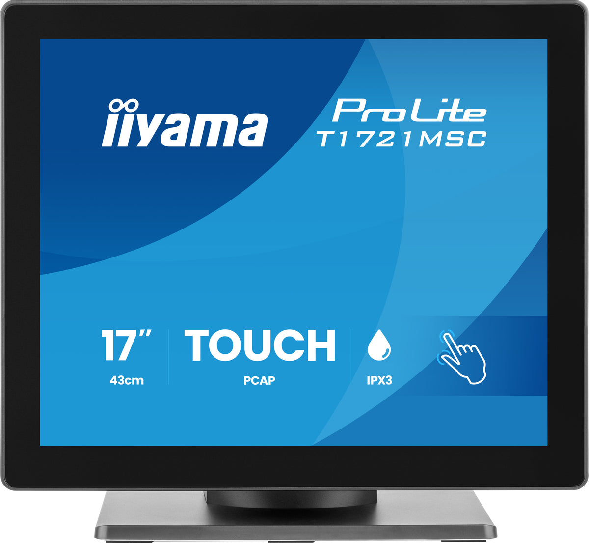 iiyama ProLite T1721MSC-B3 Écran d'ordinateur 43,2 cm (17") 1280 x 1024 pixels SXGA Tactile Bureau Noir