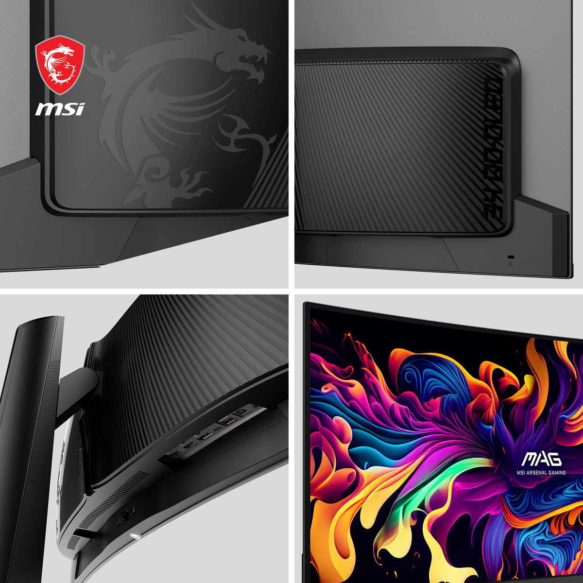 MSI MAG 341CQPDE QD-OLED Computerbildschirm 86,4 cm (34") 3440 x 1440 Pixel UltraWide Quad HD Schwarz