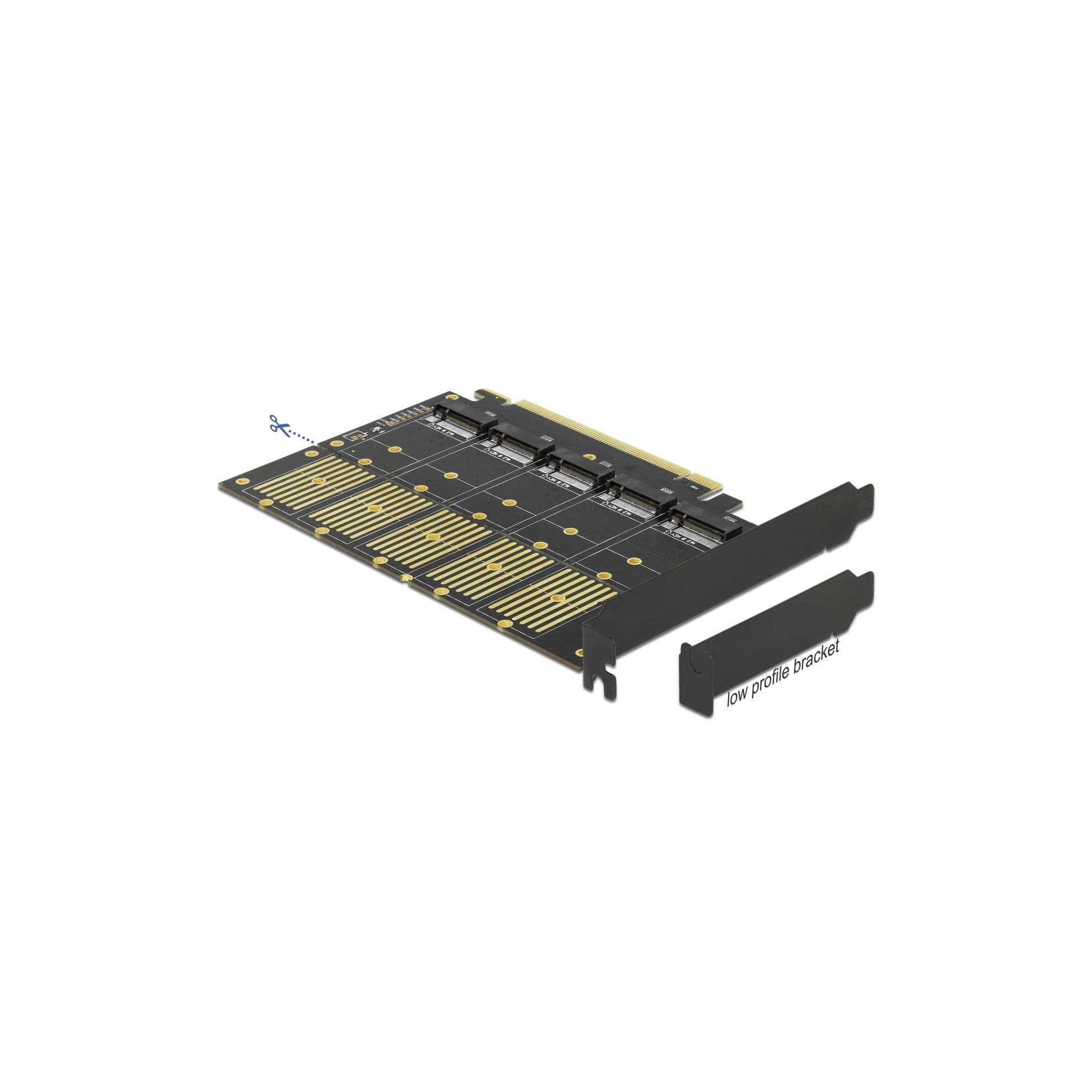 Delock PCI Express x16 Karte zu 5x intern