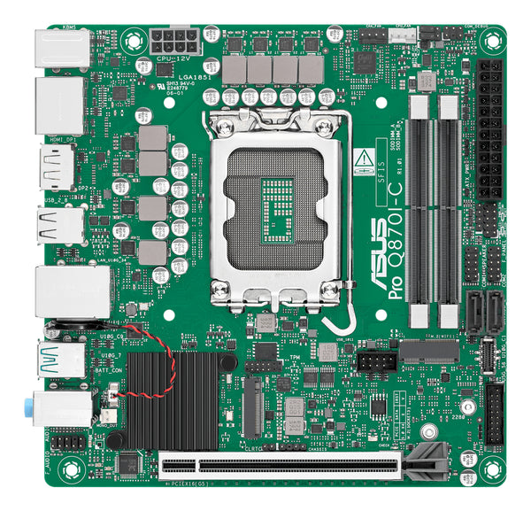ASUS PRO Q870I-C-CSM Intel Q870 LGA 1851 (Socket V1) mini ITX