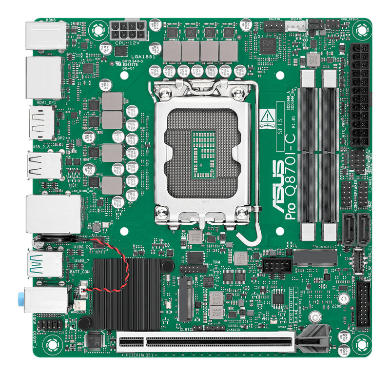 ASUS PRO Q870I-C-CSM Intel Q870 LGA 1851 (Socket V1) mini ITX