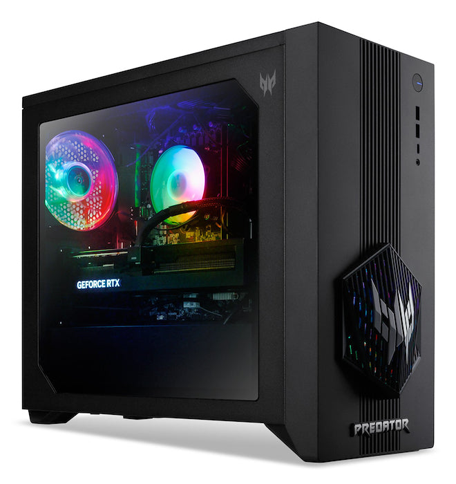 Acer Predator PO3-665_H810 Intel Core Ultra 7 265F 32 GB DDR5-SDRAM 1 TB SSD NVIDIA GeForce RTX 5070 Windows 11 Home Desktop PC Schwarz