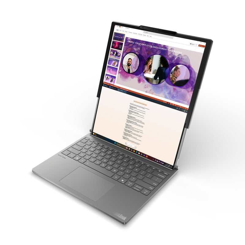 Lenovo ThinkBook Plus G6 Rollable Copilot+ PC Intel Core Ultra 7 258V Laptop 42,4 cm (16.7") 32 GB LPDDR5x-SDRAM 1 TB SSD Wi-Fi 7 (802.11be) Windows 11 Pro Schweiz Grau