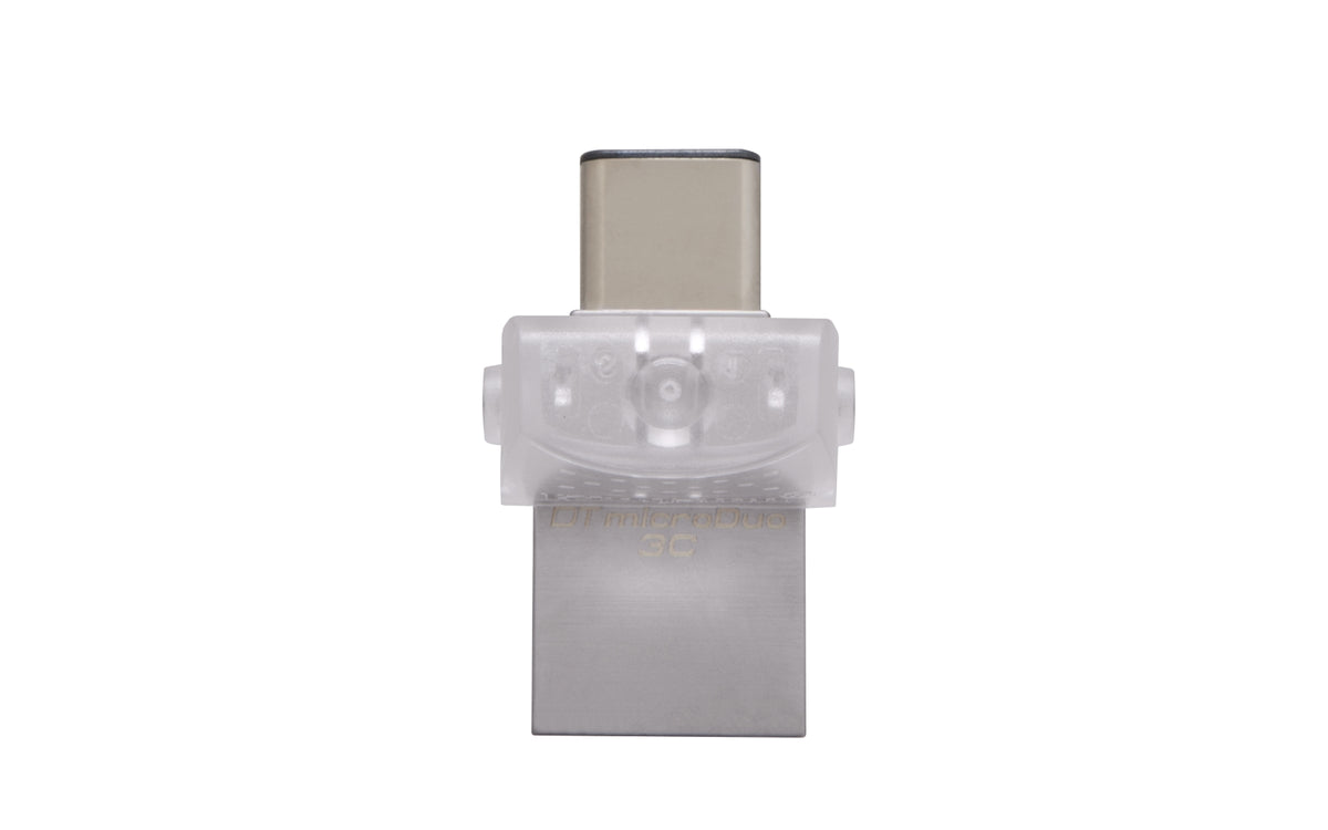 Kingston Technology DataTraveler microDuo 3C 128GB USB-Stick USB Type-A / USB Type-C 3.2 Gen 1 (3.1 Gen 1) Silber