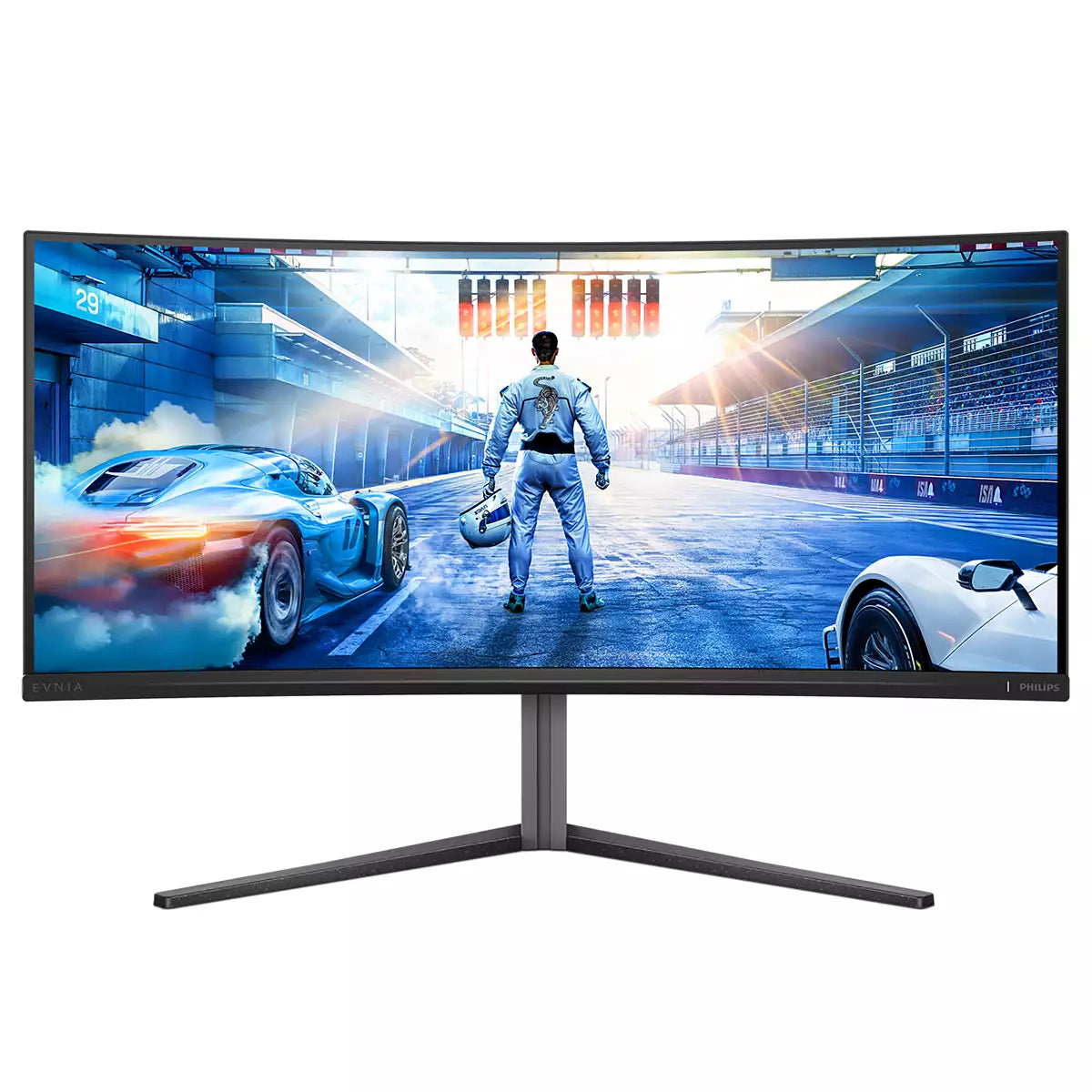 Philips Evnia 6000 34M2C6500/00 Computerbildschirm 86,4 cm (34") 3440 x 1440 Pixel Wide Quad HD QD-OLED Grau