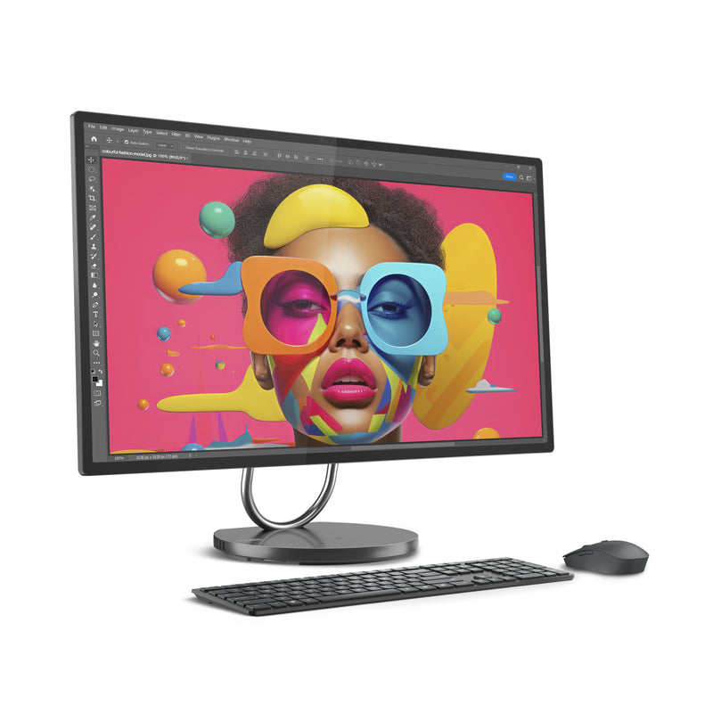 Lenovo Yoga AIO 32ILL10 Intel Core Ultra 7 258V 80 cm (31.5") 3840 x 2160 Pixel All-in-One-PC 32 GB LPDDR5x-SDRAM 1 TB SSD NVIDIA GeForce RTX 4050 Windows 11 Pro Wi-Fi 7 (802.11be) Grau