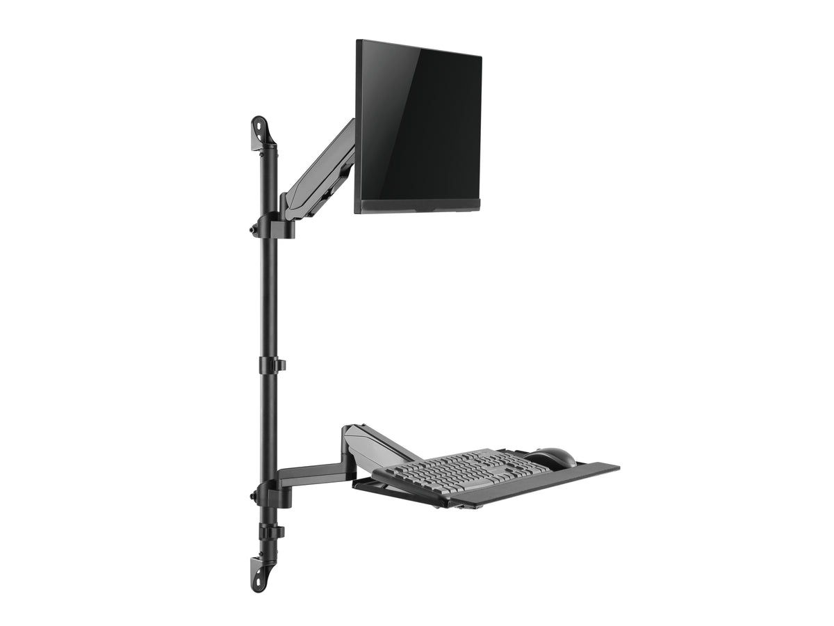 Equip 17"-32" Einzelmonitor-Wandmontage-Arbeitsstation
