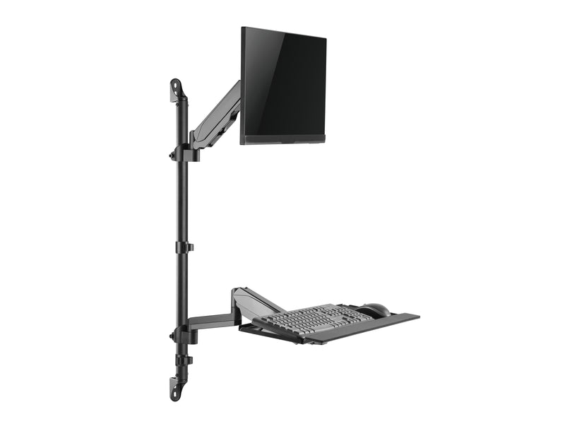 Equip 17"-32" Einzelmonitor-Wandmontage-Arbeitsstation