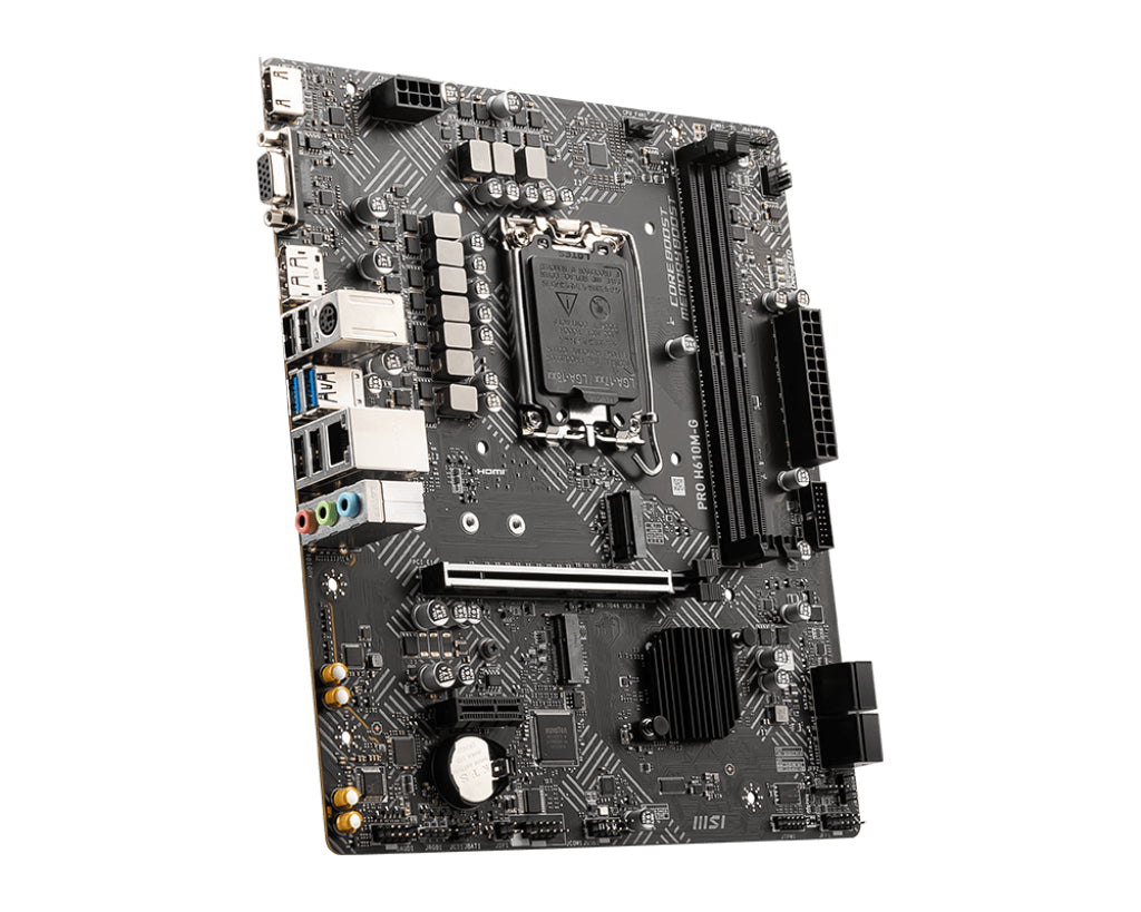 MSI PRO H610M-G Motherboard Intel H610 LGA 1700 micro ATX