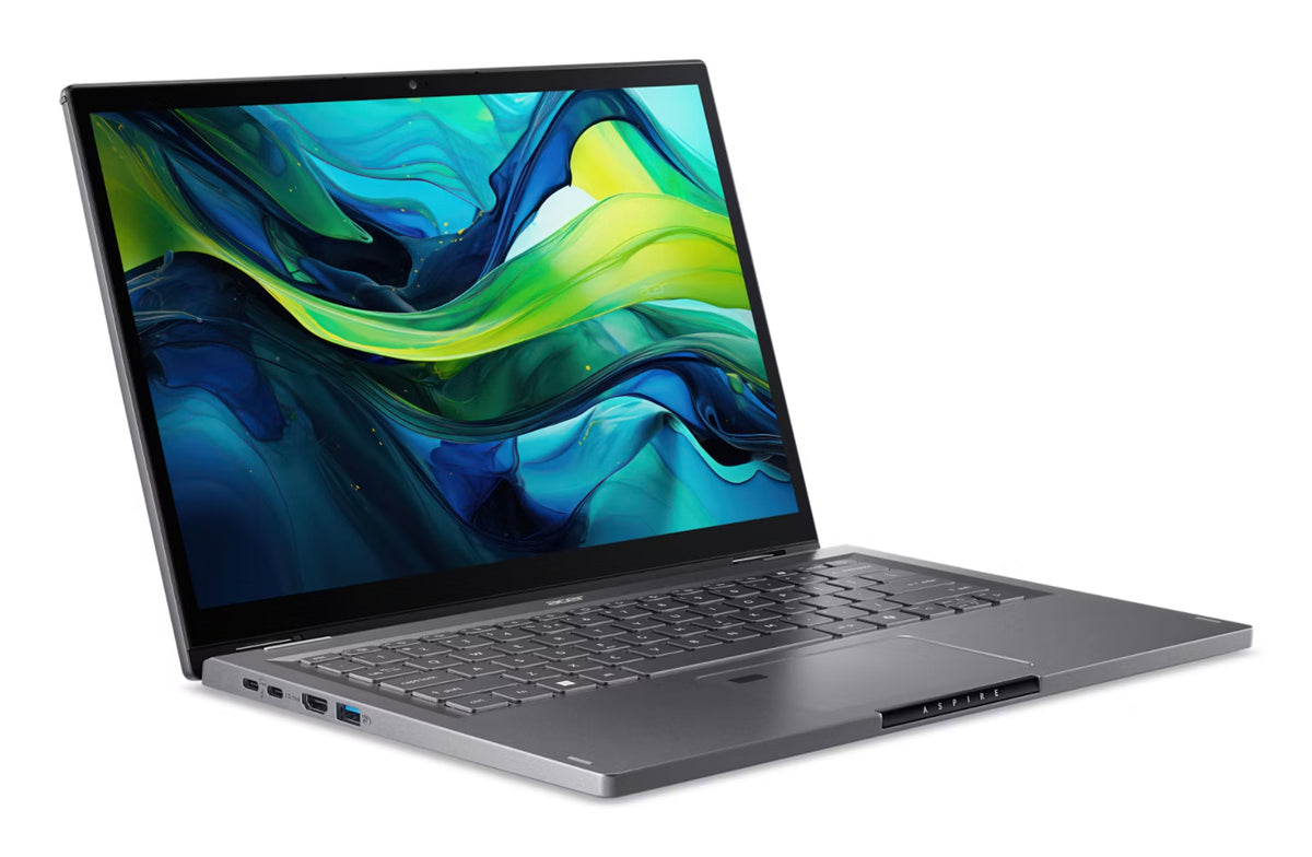 Acer Aspire Spin 14 ASP14-52MTN-73G8 Intel Core Ultra 7 155U Hybrid (2-in-1) 35,6 cm (14") Touchscreen WUXGA 16 GB LPDDR5x-SDRAM 1 TB SSD Wi-Fi 6E (802.11ax) Windows 11 Home Grau