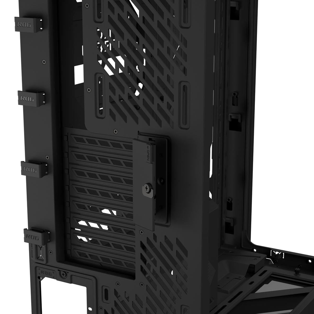 ASUS ROG CRONOX GR801 CURVE TG ARGB BLACK Midi Tower Schwarz