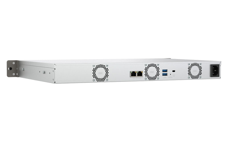 QNAP TS-433eU NAS Rack (1U) Cortex-A Cortex-A55 4 GB 0 TB QNAP Turbo System Schwarz
