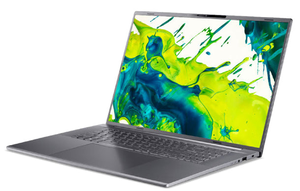 Acer Aspire 18 AI A18-I71M-71T7 Copilot+ PC Intel Core Ultra 7 355 Laptop 45,7 cm (18") WUXGA 16 GB LPDDR5x-SDRAM 512 GB SSD Wi-Fi 7 (802.11be) Windows 11 Home Grau QWERTY Deutsch