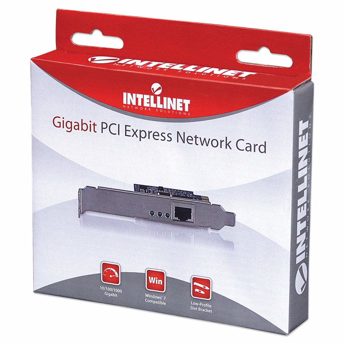 Intellinet Gigabit PCI-Express-Netzwerkkarte, 10/100/1000 Mbit/s PCI-Express-Netzwerkkarte