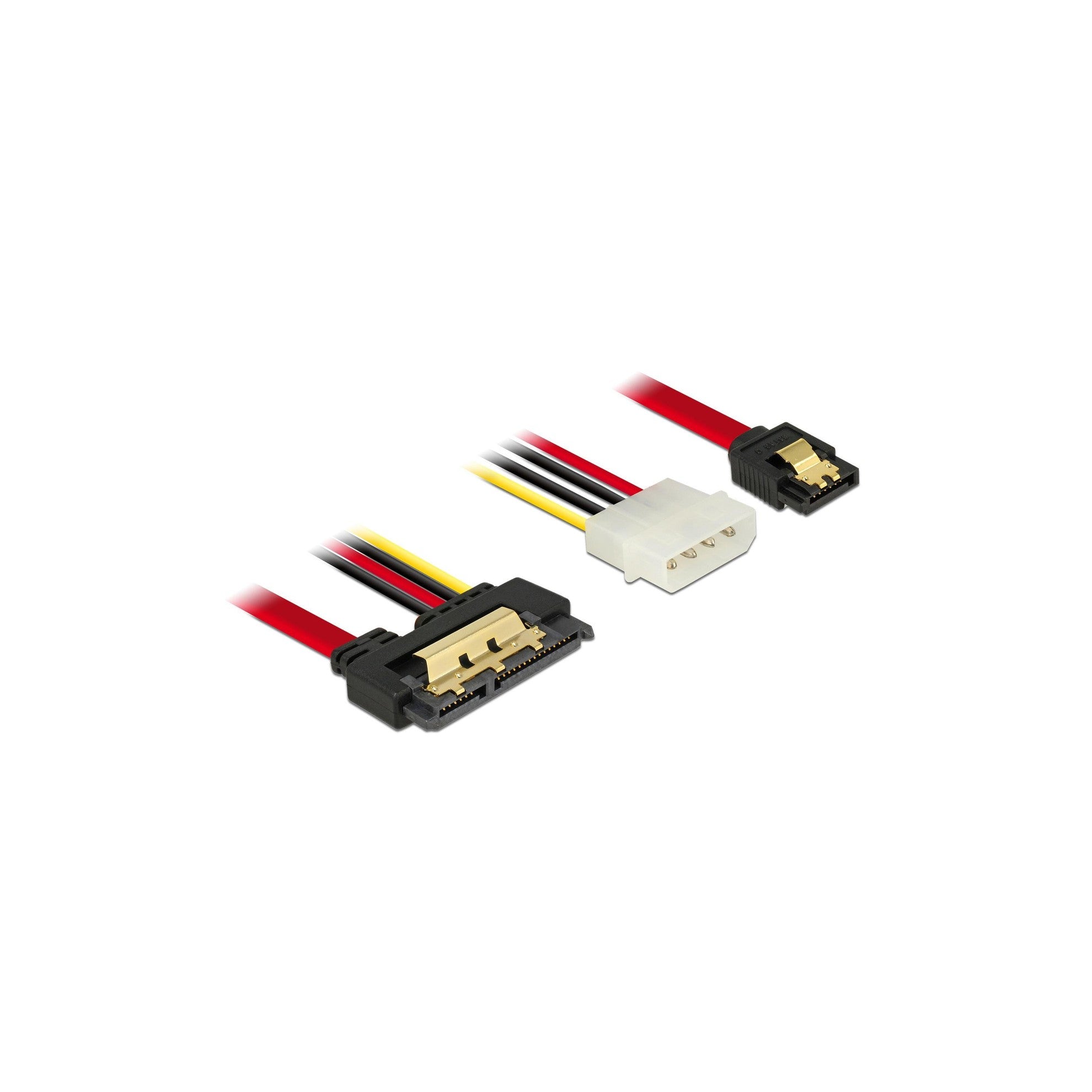 Delock SATA Kabel & Molex Strom, 30cm