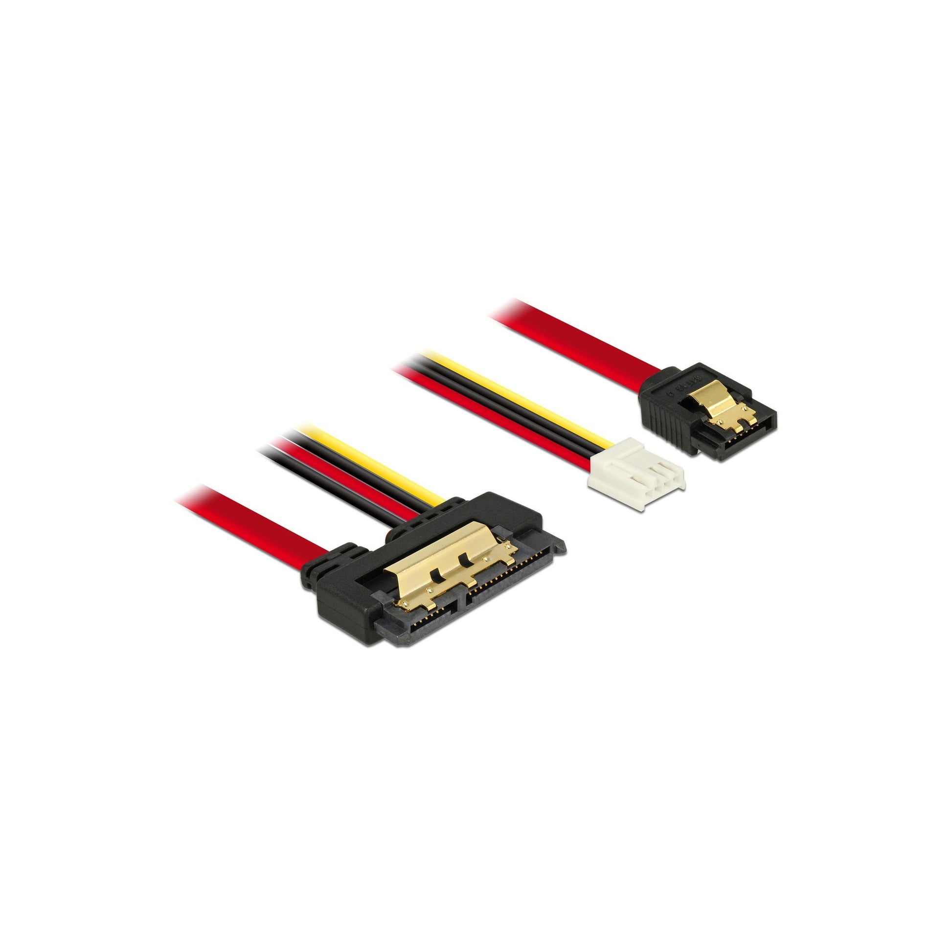 Delock SATA Kabel & Floppy Buchse, 30cm