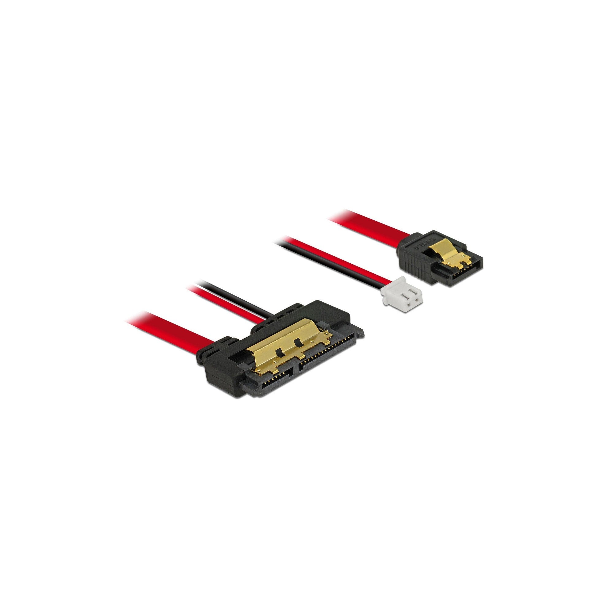 Delock SATA Kabel & 2Pin Strom, 20cm