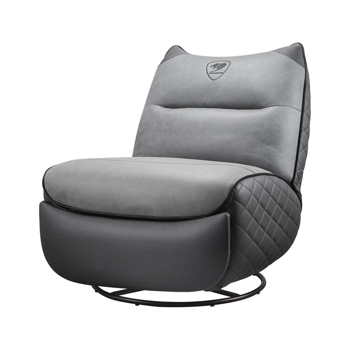 COUGAR Overlord Neo Gaming-Sofa Gepolsterter, ausgestopfter Sitz Schwarz, Grau
