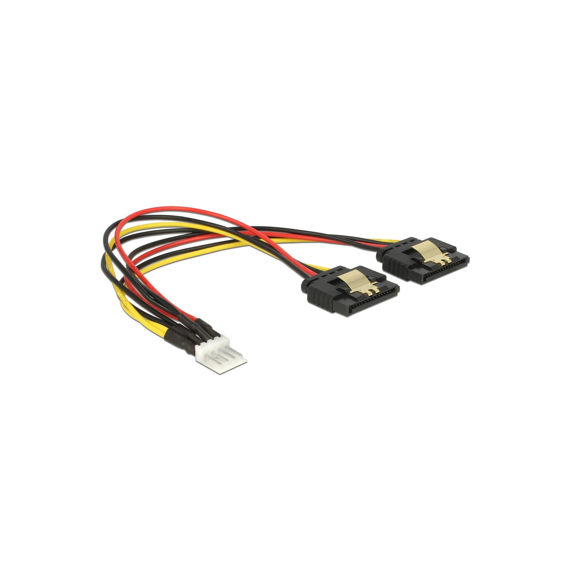 Floppy Stecker - 2x SATA Stromadapter