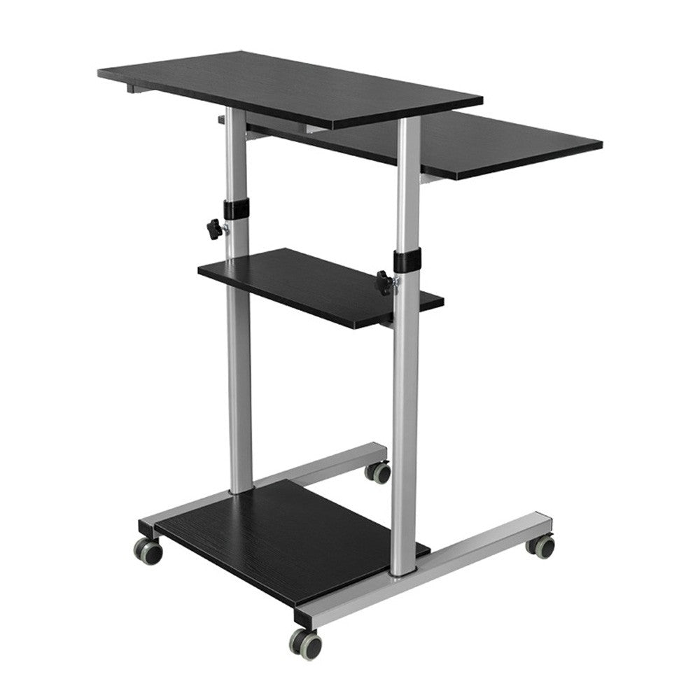Techly ICA-TB TPM-3 Stehschreibtisch Schwarz, Silber