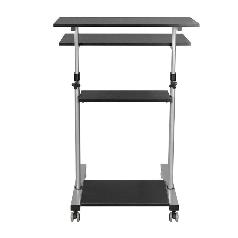 Techly ICA-TB TPM-3 Stehschreibtisch Schwarz, Silber
