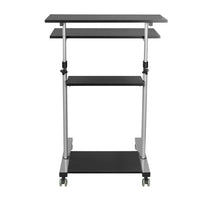Techly ICA-TB TPM-3 Stehschreibtisch Schwarz, Silber