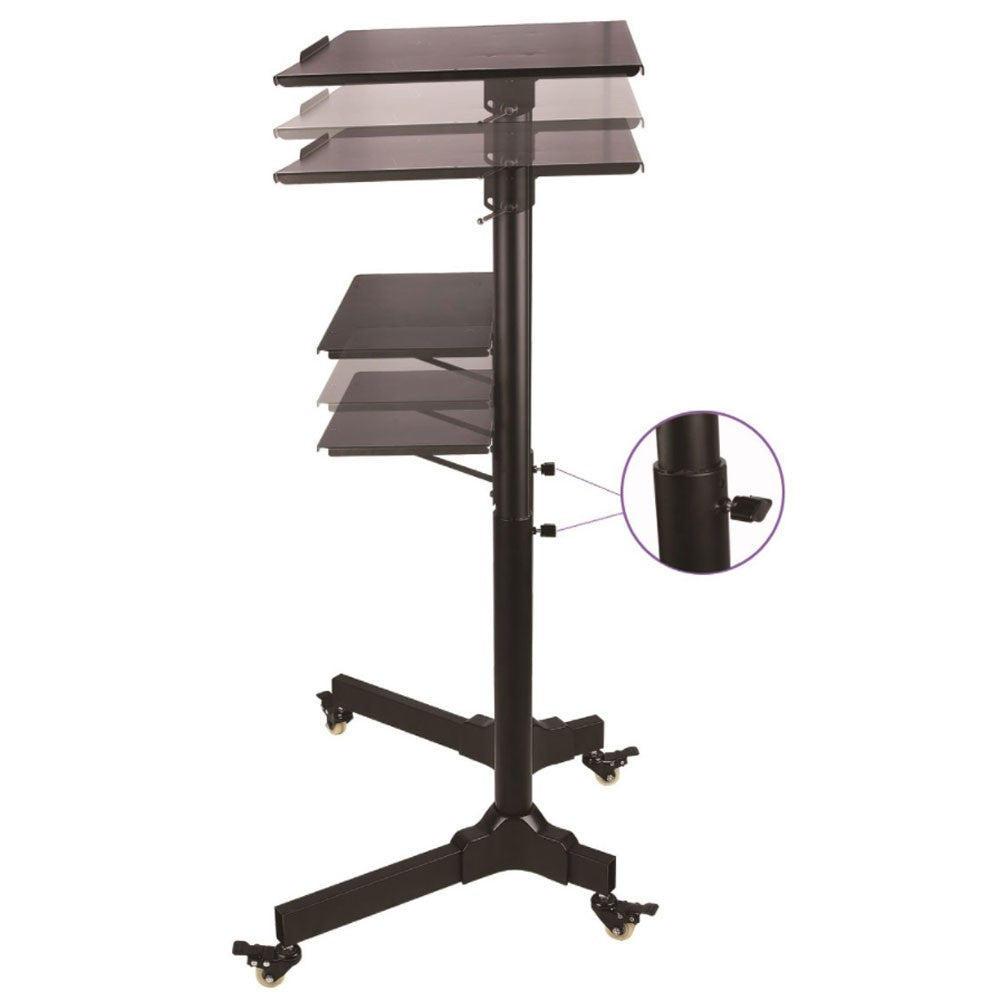 Techly ICA-TB TPM-1BK laptop-ständer Schwarz