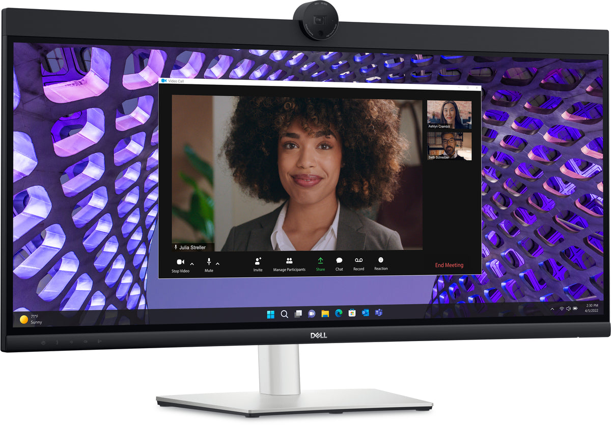 DELL P Series P3424WEB Computerbildschirm 86,7 cm (34.1") 3440 x 1440 Pixel 4K Ultra HD LCD Schwarz