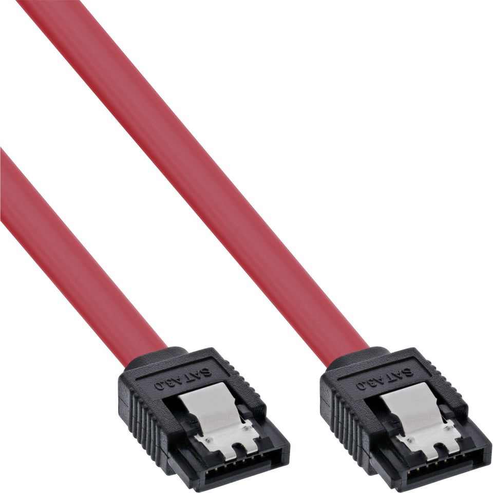 Câble InLine SATA 6Gb/s, avec clip, 0,5m