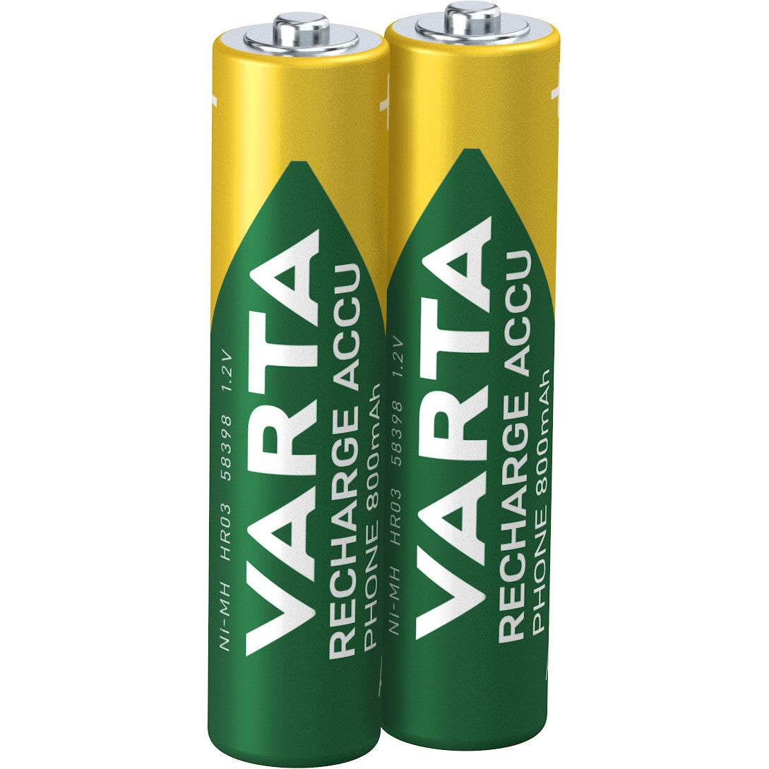 Akku AAA 1.2V (HR03) *Varta* Recharge Accu Phone - 2er-Pack