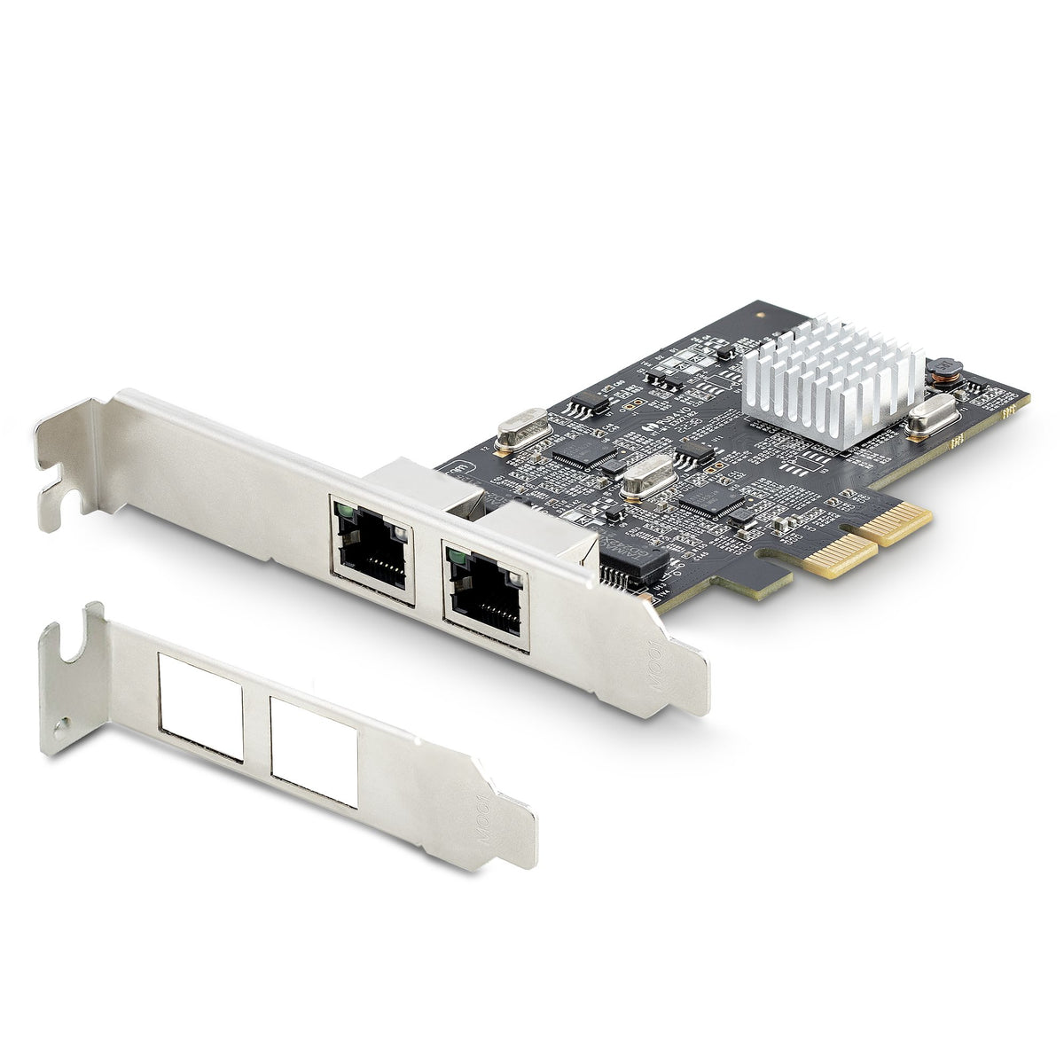 StarTech.com 2-Port 2.5 Gbit PCIe Netzwerkkarte, Intel I225-V, Dual-Port Computer LAN Karte, Multi-Gigabit NIC, PCI Express Server Netzwerkkarte, 2.5G Ethernet Adapter