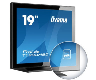 iiyama ProLite T1932MSC-B2X Computerbildschirm 48,3 cm (19") 1280 x 1024 Pixel LED Touchscreen Schwarz