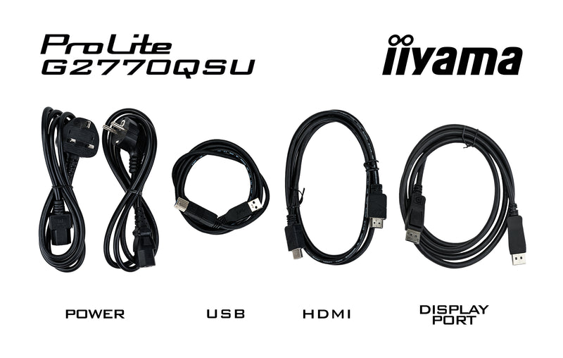 iiyama G-MASTER G2770QSU-B6 Computerbildschirm 68,6 cm (27") 2560 x 1440 Pixel Wide Quad HD LED Schwarz